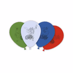 Ballons latex - Avengers - 8 pièces - Multicolore - Décoration de fête - Anniversaire