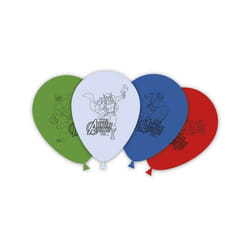 Ballons latex - Avengers - 8 pièces - Multicolore - Décoration de fête - Anniversaire