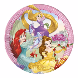 Amscan 728.86677, Assiette, Rond, Papier, Multicolore, Image, 8 pièce(s)