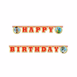 Décoration de fête - NO NAME - Guirlande Birthday Toy Story 4 Blanc - Papier - Anniversaire