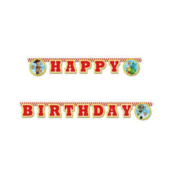 Décoration de fête - NO NAME - Guirlande Birthday Toy Story 4 Blanc - Papier - Anniversaire