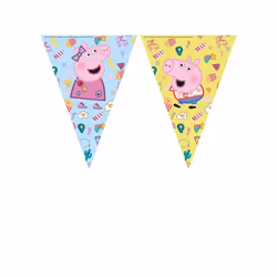 Procos Peppa Pig, Guirlande, Multicolore, Image, Triangle