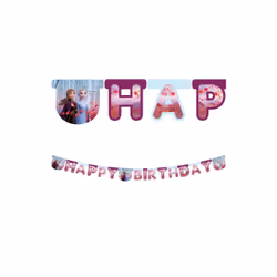 Amscan 728.91132, Banderole en tissu, Papier, Multicolore, Image, Anniversaire, Mur