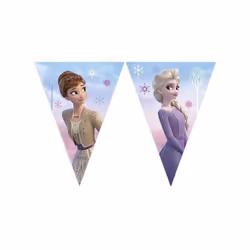 Guirlande fanions en papier La Reine des Neiges 23 m