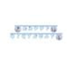 Guirlande en carton Happy Birthday La Reine des Neiges 2 m - Bleu