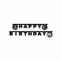 Guirlande en carton Happy Birthday Star Wars Galaxy 2 m