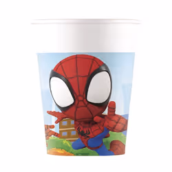 8 Gobelets Spidey et ses amis 200 ml