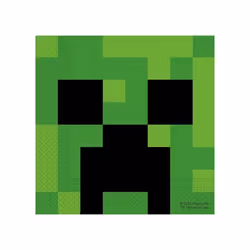 20 serviettes en papier Minecraft 33X33cm