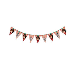 Guirlande fanions Vaiana 2 - Rose