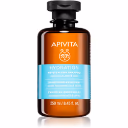 Donnez à vos cheveux une dose supplémentaire d'hydratation pendant que vous les nettoyez avec le shampoing hydratant Apivita  ...