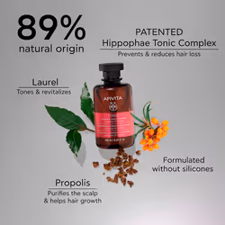 Shampooing Tonique pour femme - Prévient, réduit et retarde la chute des cheveux 250 ml