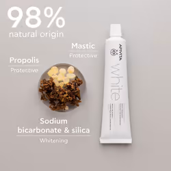 Crema Dental blaqueadora con mástica y propóleo 75 ml