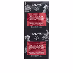 Express Beauty Mascarilla facial iluminadora y revitalizante con granada 2 x 8 ml