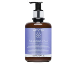 Crema Espuma Limpiadora facial y ojos con oliva y lavanda 300 ml