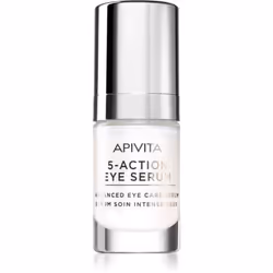 Le sérum contour des yeux Apivita 5-Action Eye Serum prend intensément soin de la zone autour des yeux, lui redonnant de la j ...