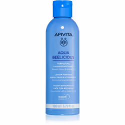 Apaisez la peau de votre visage et offrez-lui une bonne dose d’hydratation. La lotion tonique Apivita Aqua Beelicious contien ...