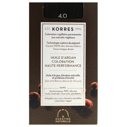 Korres Coloration Permanente Huile d'Argan - Coloration : 4.0 Châtain
