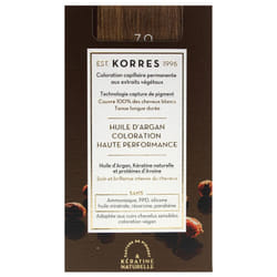 Korres Coloration Permanente Huile d'Argan - Coloration : 7.0 Blond