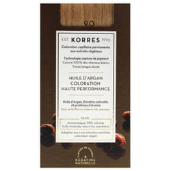 Korres Coloration Permanente Huile d'Argan - Coloration : 9.0 Blond Très Clair