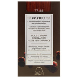 Korres Coloration Permanente Huile d'Argan - Coloration : 77.44 Blond Cuivré Intense