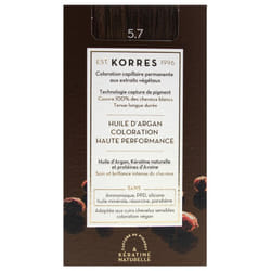 Korres Coloration Permanente Huile d'Argan - Coloration : 5.7 Châtain Clair Marron