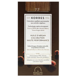 Korres Coloration Permanente Huile d'Argan - Coloration : 7.7 Moka