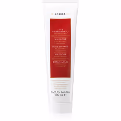 Le gel gommant Korres Wild Rose nettoie le visage en profondeur, élimine toutes les impuretés et lisse la peau.