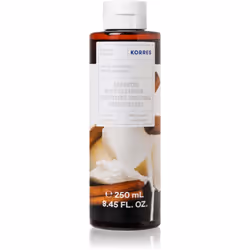 Le gel douche Korres Vanilla &amp; Cinnamon est un indispensable de votre hygiène corporelle. Il lave la peau du corps en tou ...