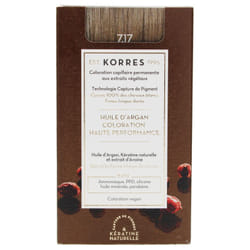Korres Coloration Permanente Huile d'Argan - Coloration : 7.17 Blond Beige