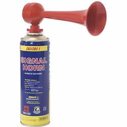Corne de brume à gaz Modele 380 ml Couleur ROUGE