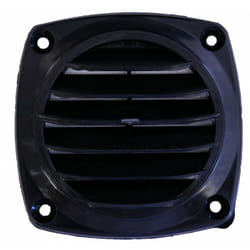 Nuova Rade - Grille d'aération ronde noir diam 85 mm