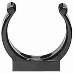 Clip de support en plastique - NUOVA RADE - Ø50mm - Noir