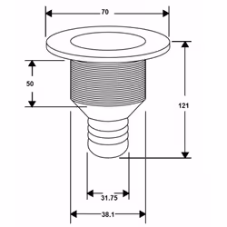 Passe coque EASY MOUNT réalisés en polyamide 6 résistant parfaitement à l’environnement salin ainsi qu’aux UV. Ils peuvent êt ...
