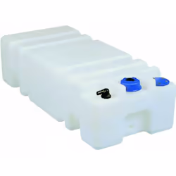 Réservoir d'eau douce SOGLIOLA avec entrée d'eau à bouchon fileté Ø 50mm pour le stockage de votre eau douce à bord. Sortie c ...