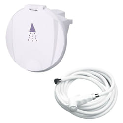 Boitier douchette blanc + flexible 3 m - NUOVA RADE -