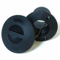 Nable avec bouchon en plastique noir. Caractéristiques : H = 84mm H1 = 66mm D = 92 mm D2 = 55mm D1 = 38mm (1 1/2") ou 50mm (2 ...
