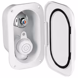 Coffret douche avec mélangeur et douchette. Ce kit de douche de pont associe une douchette de pont avec son tuyau de 3 ou 5 m ...