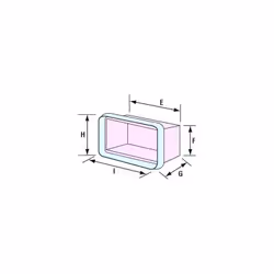 Trappes de rangement Nuova Rade avec boite Top line. Résistant aux UV. Prévoir 16 vis de Ø 5 mm max. Dimensions A B C D E F G ...