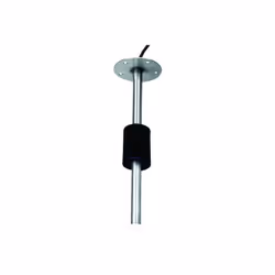 Flotteur vertical pour reservoir eau / carburant 0-190 Ohm. Fonctionne sur 12 et 24V, fabrication inox 316. Compatible avec l ...