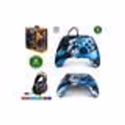 Pack Manette XBOX ONE-S-X-PC Camouflage bleu métalisé Officielle + Casque Gamer PRO H7 SPIRIT OF GAMER XBOX ONE/S/X/PC