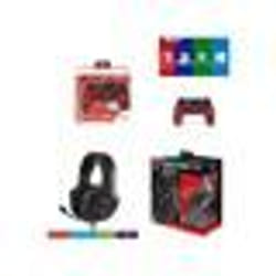 Manette de jeu - PS4 - Elite-H50 Black Edition - Bluetooth - Rouge Camouflage - Vibration