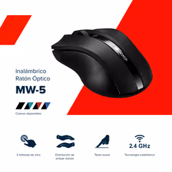 Canyon CNE-CMSW05R souris RF sans fil Optique 1600 DPI - Vue supplémentaire 5