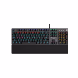 Canyon Nightfall, Taille réelle (100 %), USB, Clavier mécanique, QWERTY, Noir, Gris