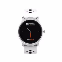 Canyon Oregano 3,3 cm (1.3") IPS 44mm Écran tactile Noir, Argent, Blanc