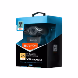 Canyon CNS-CWC6N webcam 3,2 MP 2048 x 1536 pixels USB 2.0 Noir - Vue supplémentaire 4