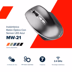Canyon MW-21 souris Droitier RF sans fil Optique 1600 DPI