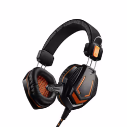 Canyon Multiplatform Gaming Headset, Avec fil, Jouer, 20 - 20000 Hz, 350 g, Casque, Noir, Orange