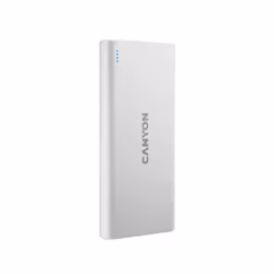 Canyon PB-108, 10000 mAh, Lithium Polymère (LiPo), Blanc