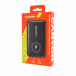 Canyon PB-1001 Lithium Polymère (LiPo) 10000 mAh Recharge sans fil Noir - Vue supplémentaire 4