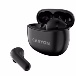Canyon CNS-TWS5B, Sans fil, Appels/Musique/Sport/Au quotidien, 20 - 20000 Hz, 36 g, Casque, Noir